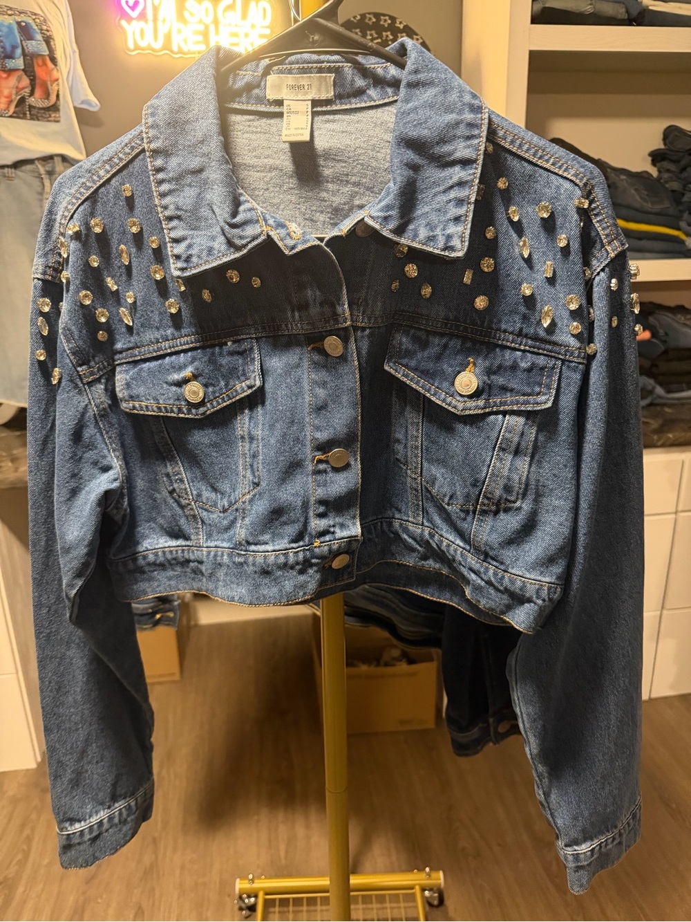 Forever 21 Light Blue Denim Jacket